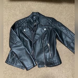 Black New Look Faux Leather Jacket
